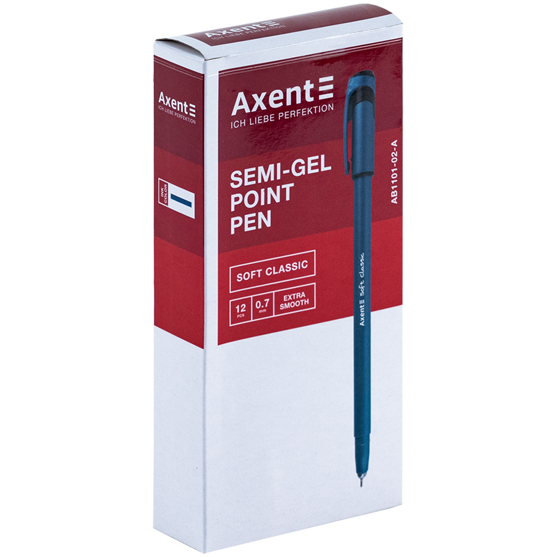 Ручка масляна Axent Soft Classic 0,7 синя