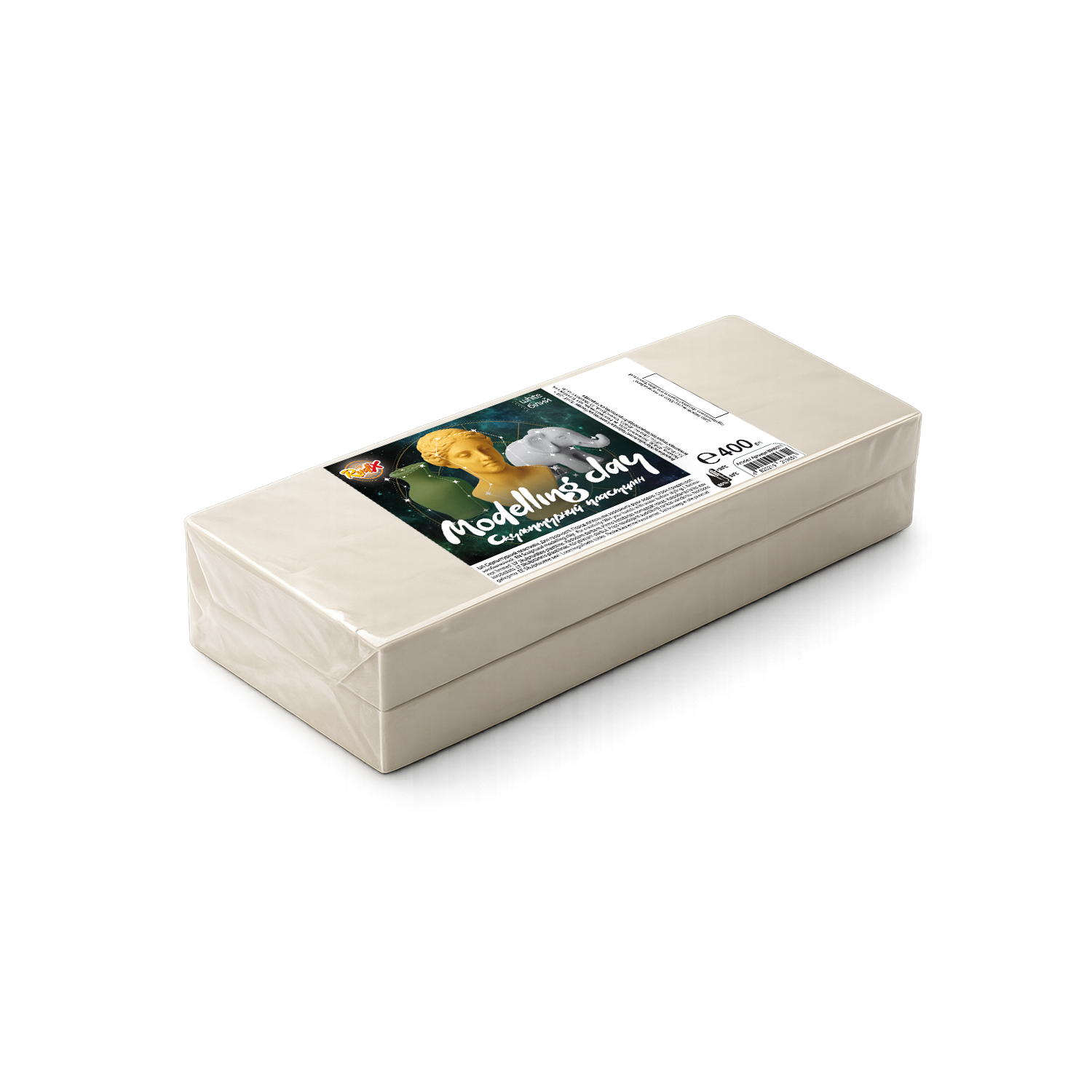 Пластилин скульпт. Rudix 400г белый (8940011)