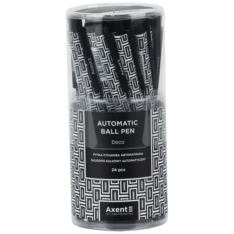 Ручка кулькова автомат Axent Deco 0,5 синя