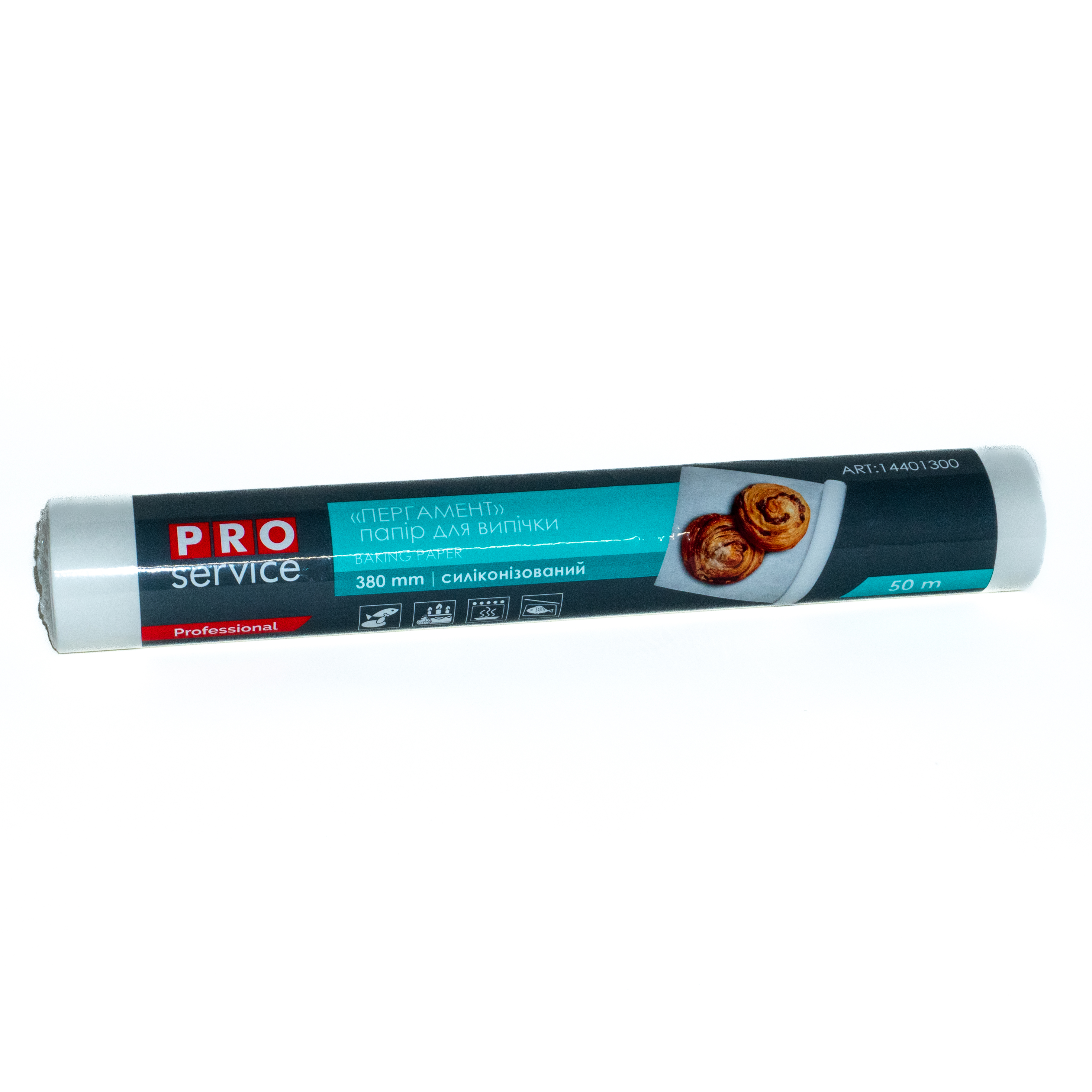 Пергамент 50м PRO, силікон. білий