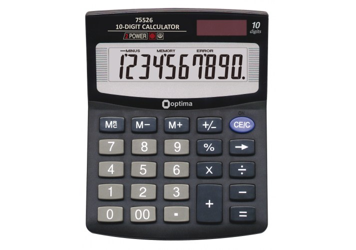 Калькулятор Optima O75526 10 разр.
