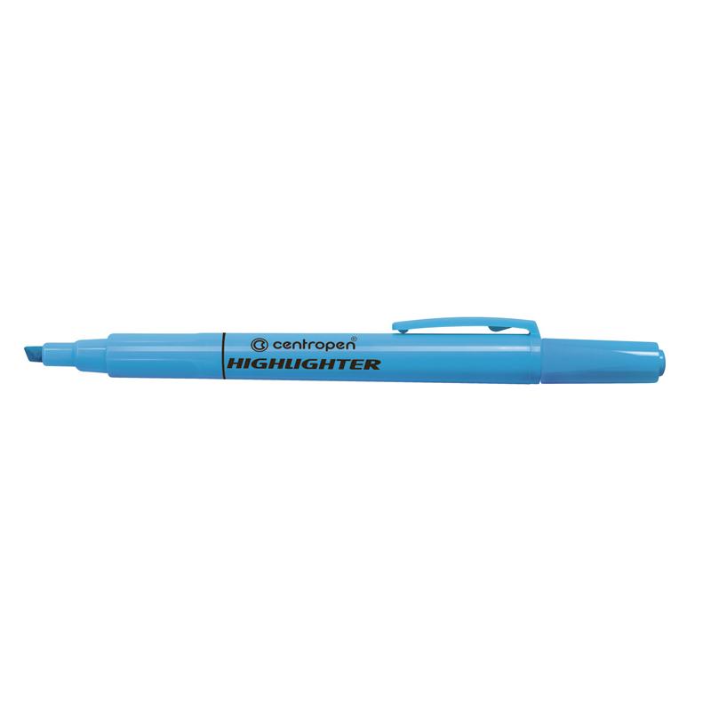 Маркер текстовий Centropen 8722 1-4 мм блакитний