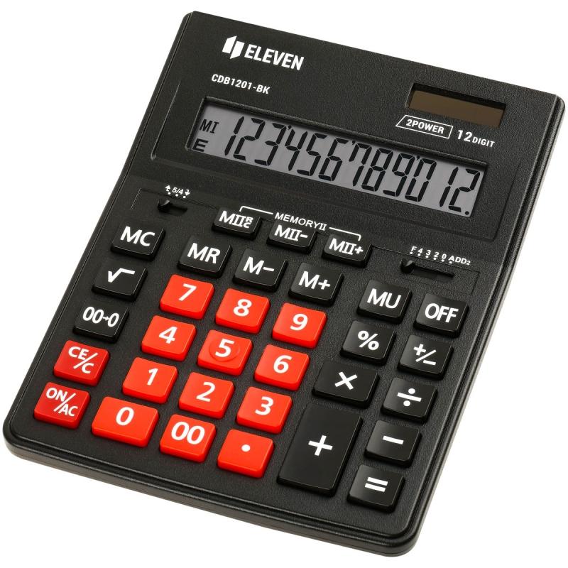 Калькулятор Eleven CDB1201 BK/RD 12 розр.