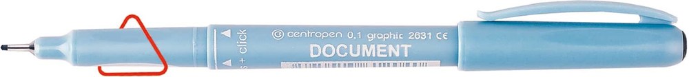 Лайнер Centropen 2631 Document 0,1 черный