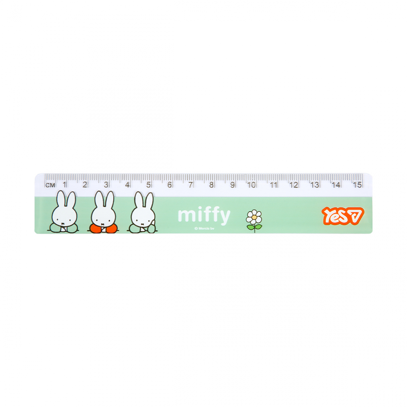 Линейка 15 см пластик Yes, Miffy