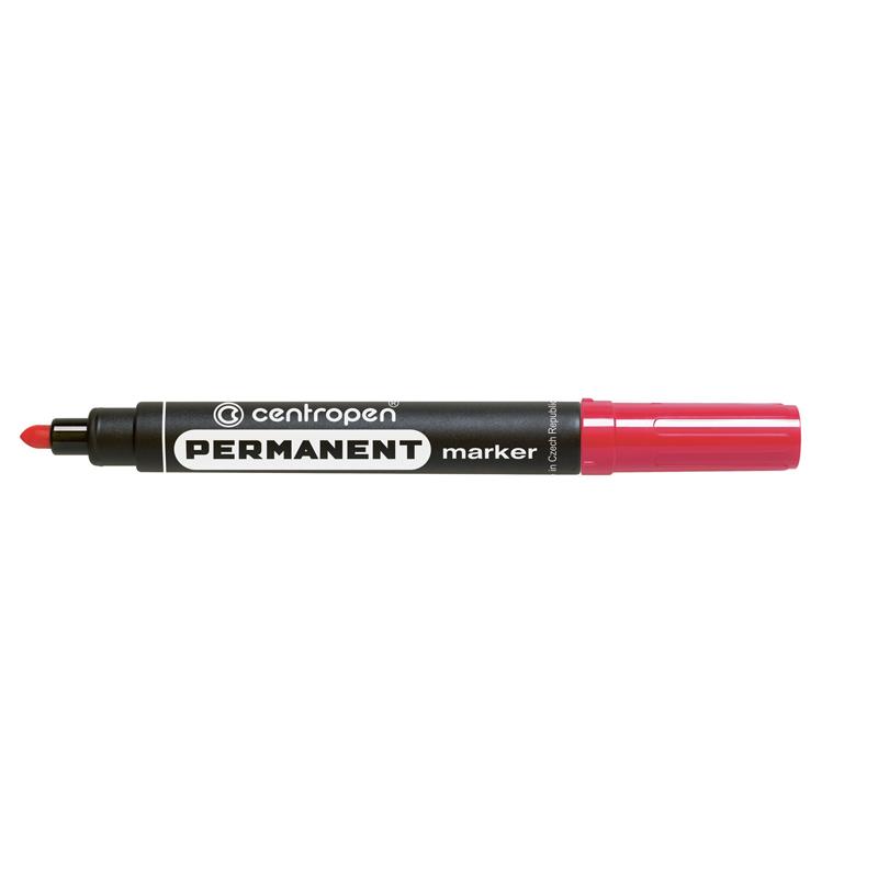 Маркер перманентний Centropen 8566 2,5 мм червоний